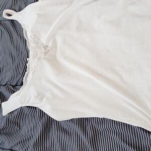 Source Unknown White Lace Chemise